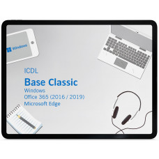 ICDL Base Classic – 4 Module Jahreslizenz (Online-Kurs)